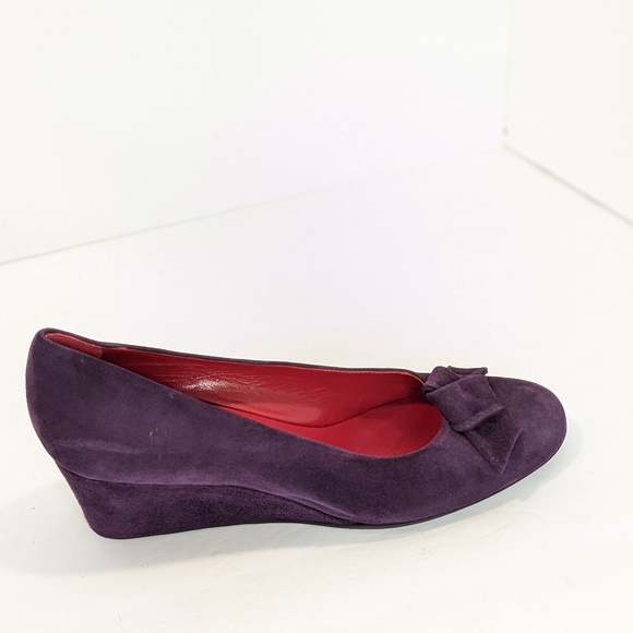 Vintage Rue du jour suede wedges - Picture 8 of 15